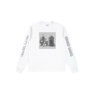 Denzel Curry Kenny Beats Unlocked 1.5 Longsleeve Shirt White Graphic Tee Medium